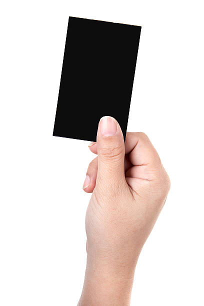 istock Hand holds business card 532135559