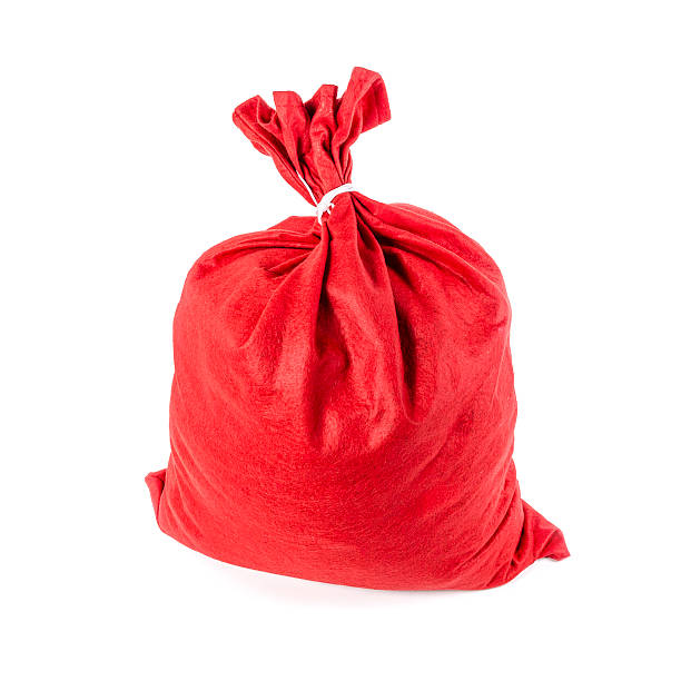 istock Santa Claus red bag 532136205