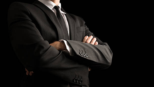 istock Confident Businessman Crossing Arms on Front 532136303