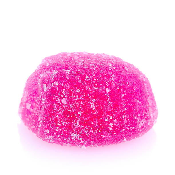 istock Color fruit jelly candies on the white background 532136695