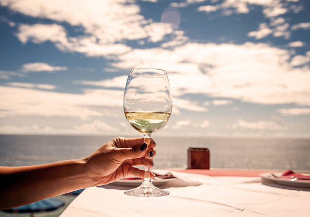 istock Glass of wine in the hand 532136927