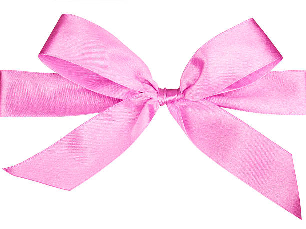 istock pink bow and ribbon isolated on white background 532147065