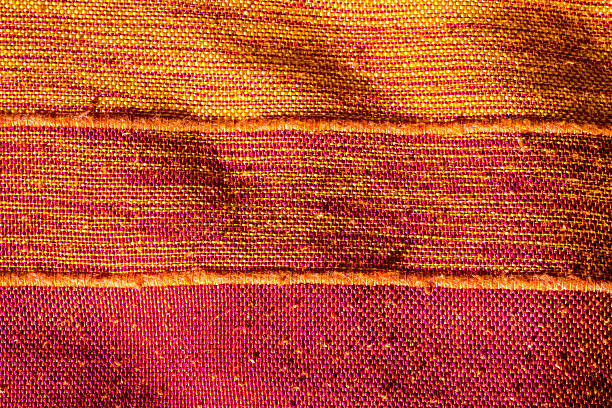 closeup of a fabric made of sisal, silk plants of Morocco