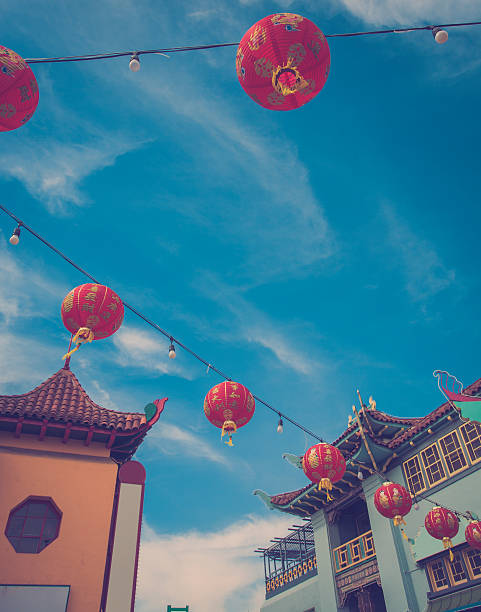 istock Red Lantern decorations in China Town in Downtown Los Angeles 532152031