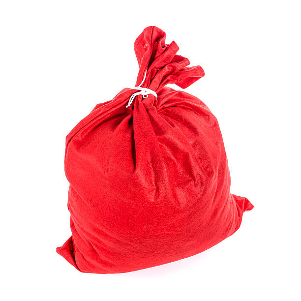 istock Santa Claus red bag 532152639