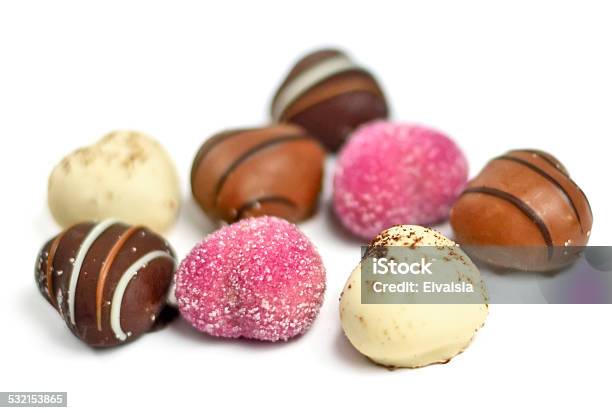 Chocolate Hearts Stock Photo - Download Image Now - 2015, Candy, Chocolate