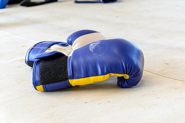 istock boxing-gloves on the boxing ring 532154145