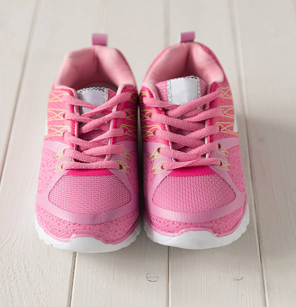 istock lovely pink sneackers for little girl 532168650