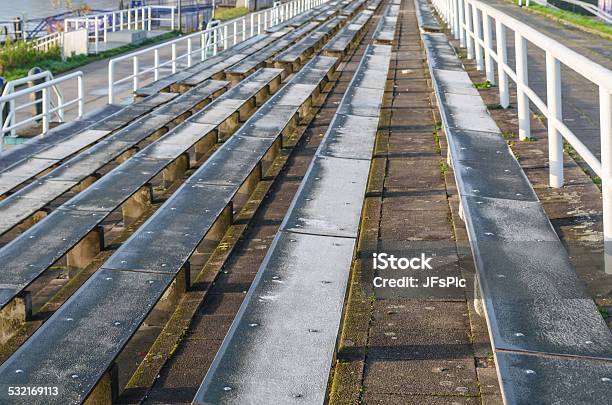 Long Rows Of Seats Stock Photo - Download Image Now - 2015, Audience, Bleachers