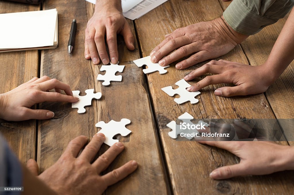 Neue Lösungen finden - Lizenzfrei Puzzleteil Stock-Foto