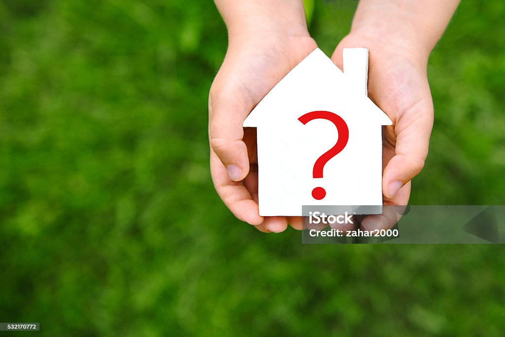 house Building, buying or selling real estate Agreement Stock Photo