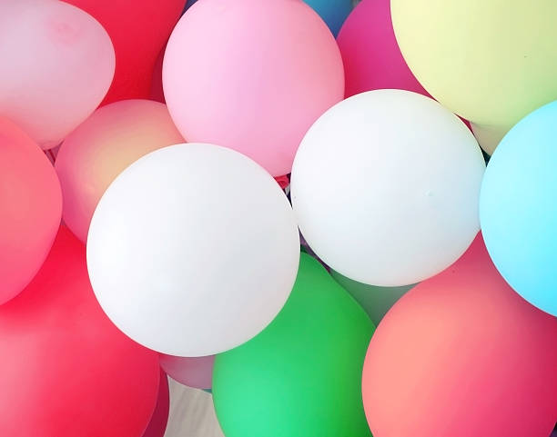 istock Colorful many balloons for background 532173145
