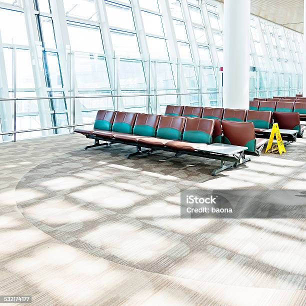 Empty Waiting Area Stock Photo - Download Image Now - 2015, Absence, Airport
