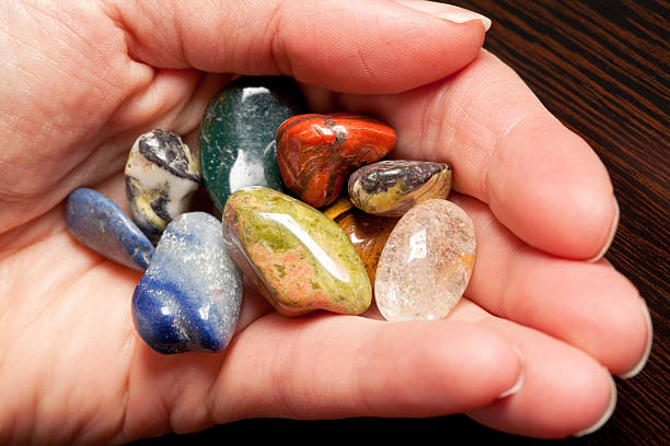 istock Hand Full Of Precious Stones 532174232