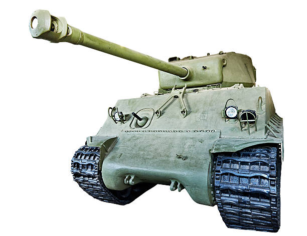 istock American medium tank M4A2 isolated white 532174760