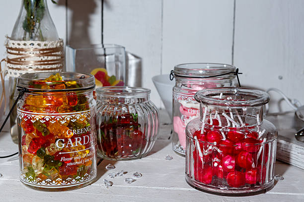 istock Colorful Candy Bar with delicious sweets 532175216