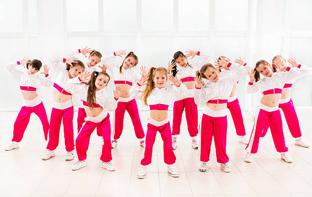 istock Large group of little dancers 532175309