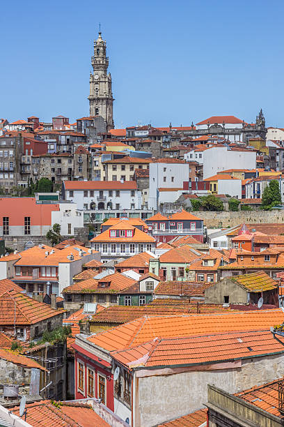 istock Porto skyline with rooftops and church tower 532175394