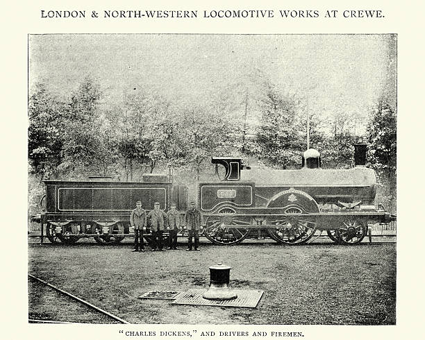 istock LNWR Charles Dickens 2-4-0 locomotive 532176090