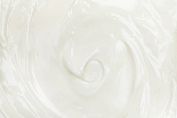 Yogurt primo piano - foto stock