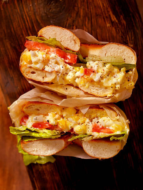 istock Deli Style Egg Salad Bagel Sandwich 532177214