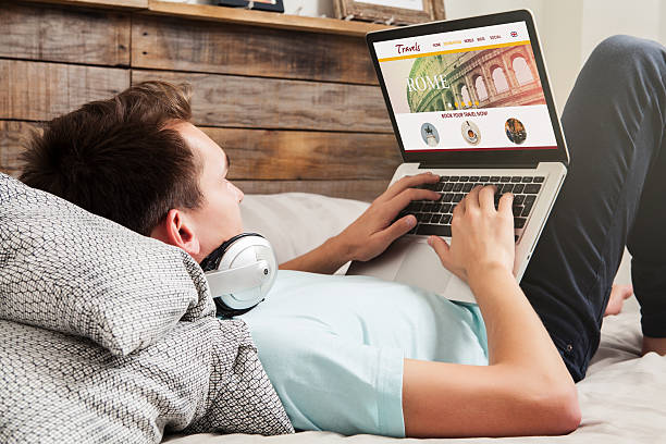 istock Looking for travel destination at home. 532177230