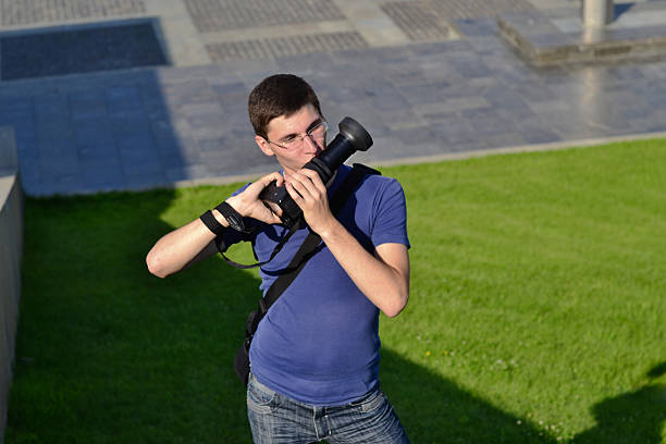istock Photographer kissing camera 532178504