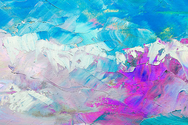 istock abstract oil paint texture on canvas, background 532182186
