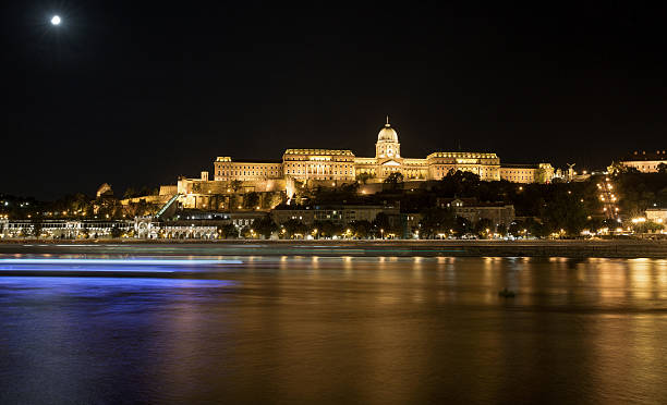 istock Buda Castle by Danube river at night. Budapest, Hungary. 532185918