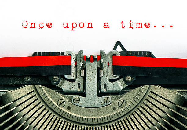 istock Old typewriter with white paper. Vintage background 532186076