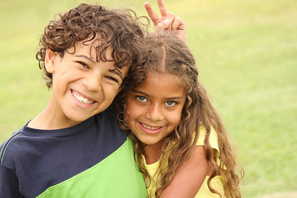 istock Brother and Sister Smiling 532187012