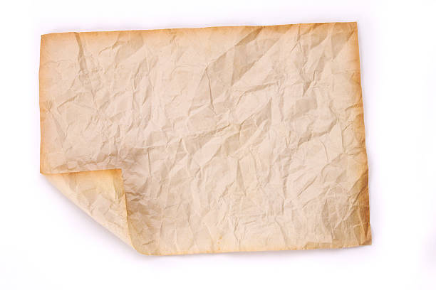 istock crumpled old paper on white background 532189259