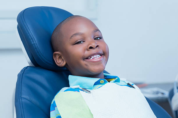 istock Smiling boy waiting for a dental exam 532189535