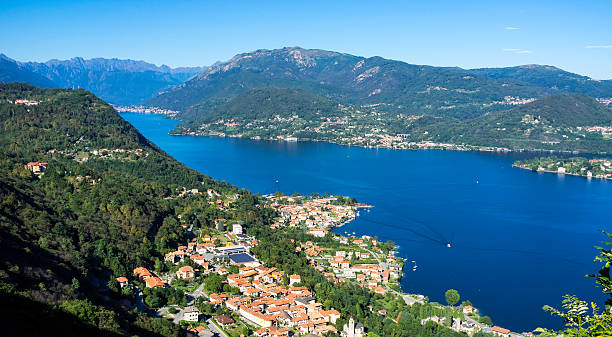 istock Lake Orta, summer aerial view. Color image 532190079