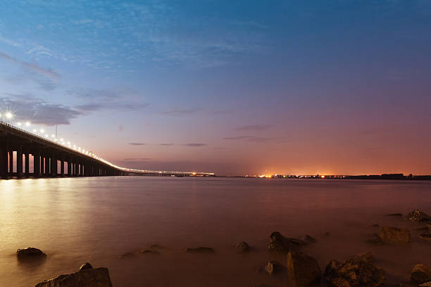 istock night scene of bridge 532190172