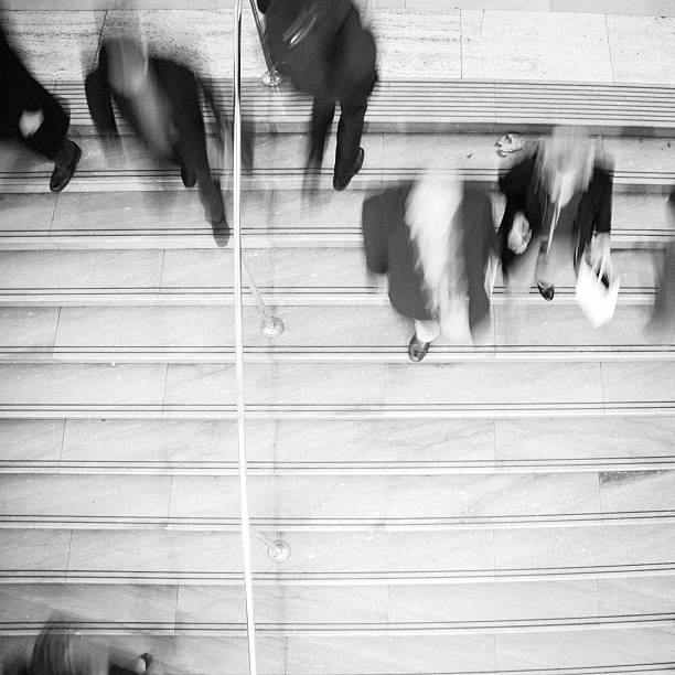 istock Commuters walking down the stairs at Grand Central Station NYC 532191569
