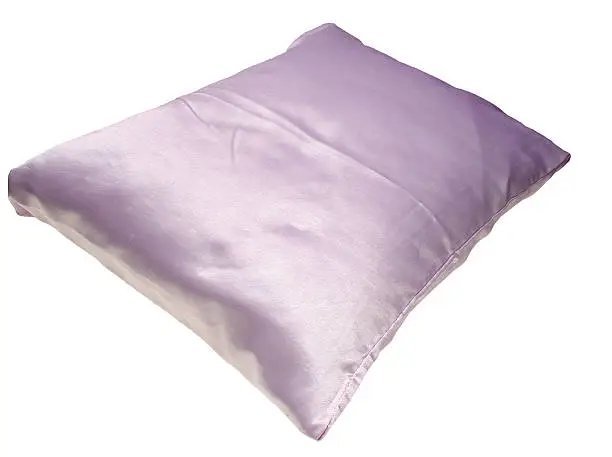 Cushion with silk cover