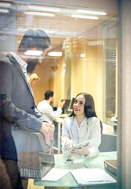 istock Business people working at desk in office 532192258