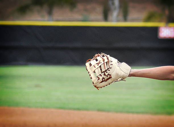 istock Baseball Glove Catcher Player Athlete On Playing Field 532194374