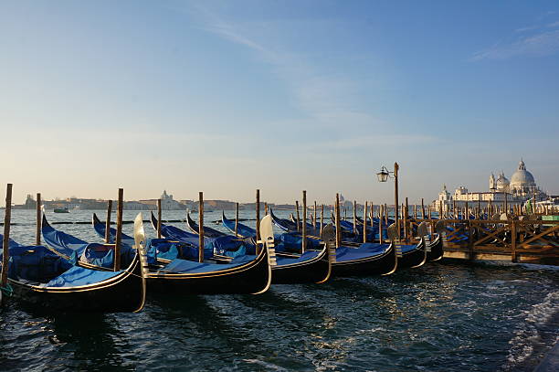 istock Gondolas sitting on the Grand Canal, Venice 532202179