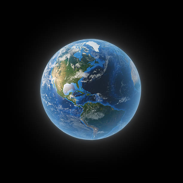 istock Earth from space showing North and South America 532203989