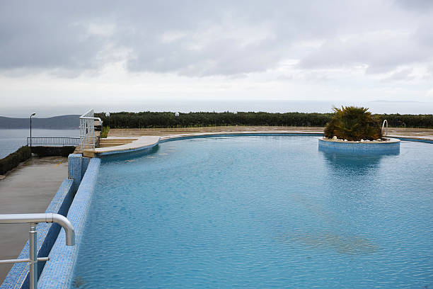 istock Modern Swimming Pool over Sea 532205755