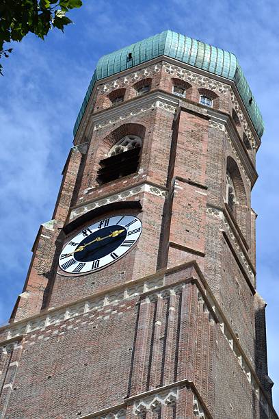 istock Clock tower at Frauenkirche in Munich, Germany 532206533
