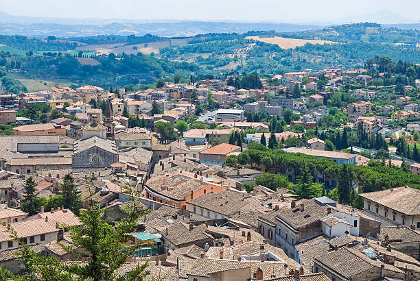 istock Panoramic view of Amelia. Umbria. Italy. 532208945