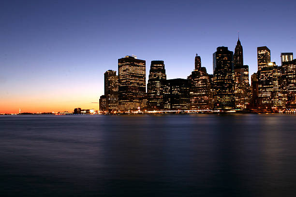 istock Twilight as sun sets over Manhattan. New York City 532219443