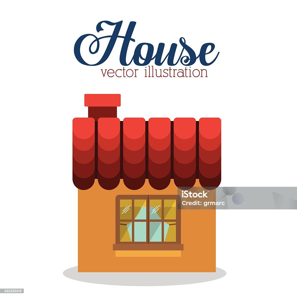 Housse Vector House Design Vector Illustration Stock Illustration - Download Image ...