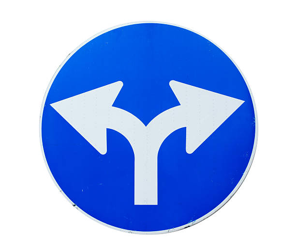 istock crossroad sign on white 532221601