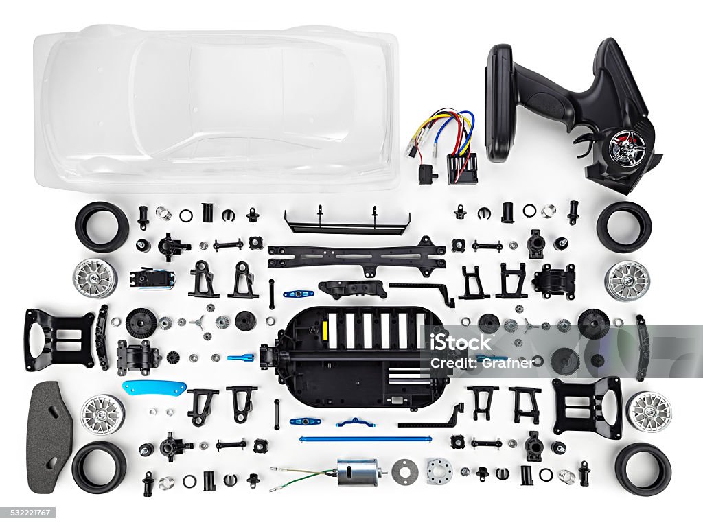 RC car assembly kit rc car assembly kit Vehicle Part Stock Photo