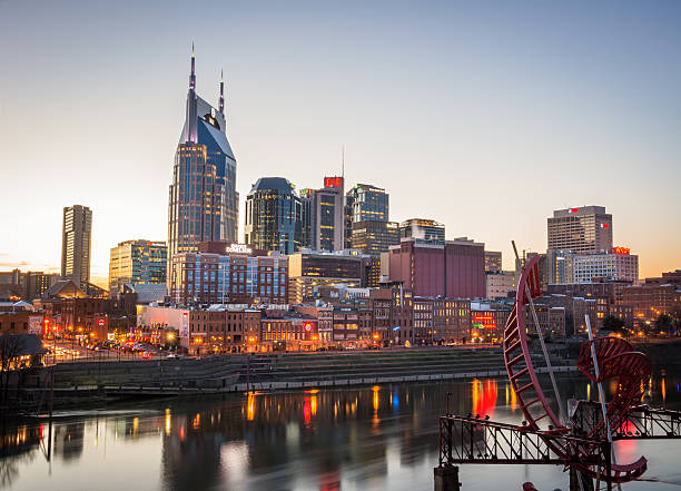 istock Nashville Skyline at Sunset 532222235