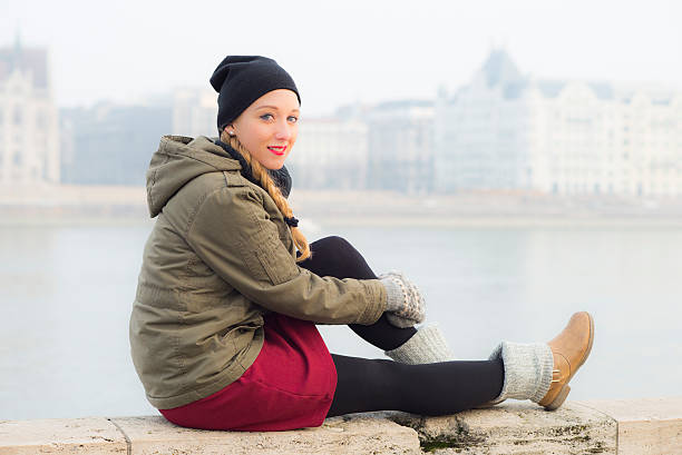 istock Young woman smilling and looking to camera 532224165